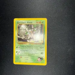 Giovanni's Pinsir 24/132 Gym Challenge WOTC Pokemon TCG Regular Rare 1999 MP - Image 1