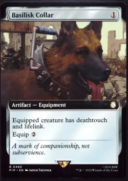 Basilisk Collar - 480 Extended Not Foil MTG Fallout - Image 1