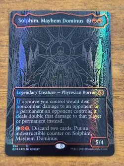 Solphim, Mayhem Dominus - Phyrexia : All Will Be One - MTG - FOIL - 354 - Image 1
