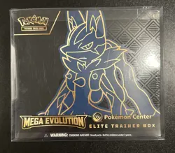 Pokemon Center Mega Evolution Elite Trainer Box WITH CASE ETB Lucario SEALED - Image 1
