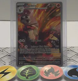 Pokemon TCG Blaziken 192/182 Destined Rivals Illustration Rare 2025 NM - Image 1