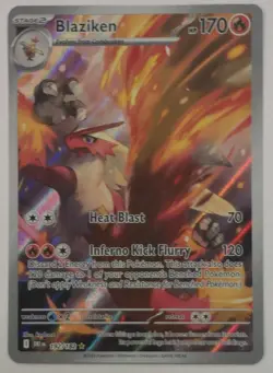 Pokemon TCG Blaziken 192/182 Destined Rivals Illustration Rare 2025 NM - Image 2
