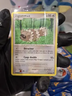 Zigzagoon 96/106 Pokemon TCG Great Encounters Diamond Pearl French Common - Image 1