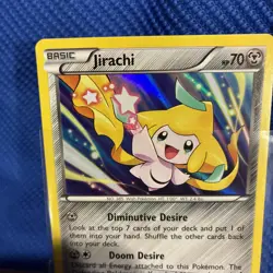 2015 POKEMON XY ROARING SKIES 42 JIRACHI-REVERSE FOIL Mint Condition Grade Ready - Image 5