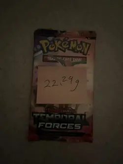 Heavy! 22.29g Pokemon Sealed Temporal Forces Booster Pack - Image 3