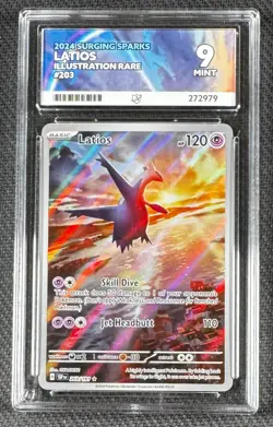 Pokemon Latios 203/191 Ace 9 Surging Sparks - Illustration Rare - quick ship - Image 1