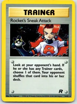 Pokemon TCG Rocket's Sneak Attack (72) Rare Holofoil Team Rocket 72/82 HP - Image 1