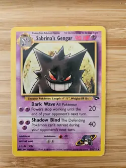 Sabrina's Gengar - 29/132 - Pokemon Gym Challenge Rare - MP - Image 1