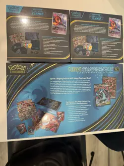 LOT OF CHARIZARD EX UPC AND PHANTASMAL FLAMES ETBS 1 POKEMON CENTER 1 REGULAR - Image 2