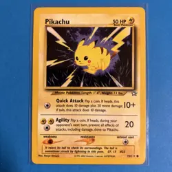 Pikachu - 70/111 - Common - Neo Genesis Pokemon - - Vintage WOTC - Image 1