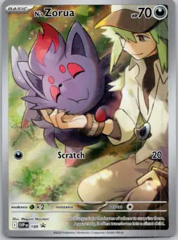 N's Zorua - Holo Promo SV: Scarlet & Violet Promo Cards 189 NM - Image 1