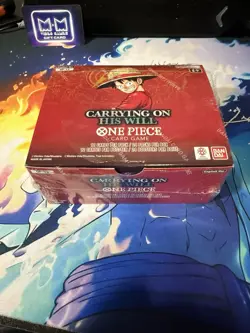 One Piece Carrying On His Will Booster Box OP-13 English *Empty* box only - Image 4