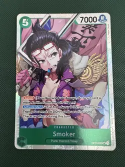One Piece TCG Royal Blood Smoker #OP10-030 SR Super Rare Foil English - Image 1