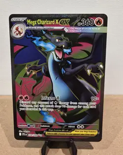 Mega Charizard X ex 109/094 UR ME02: Phantasmal Flames (PFL) - NM-M Pokemon Card - Image 1