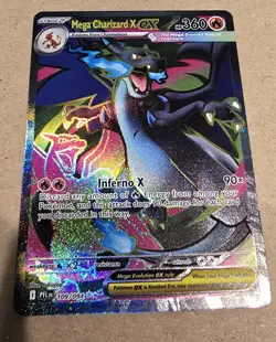 Mega Charizard X ex 109/094 UR ME02: Phantasmal Flames (PFL) - NM-M Pokemon Card - Image 3