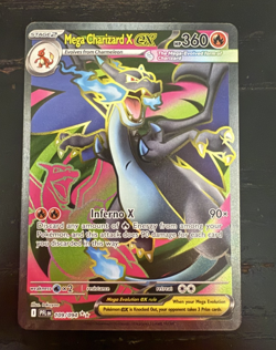 Mega Charizard X ex 109/094 UR ME02: Phantasmal Flames (PFL) - NM-M Pokemon Card - Image 1