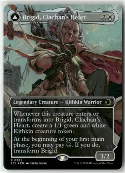 MTG Brigid, Clachan's Heart (Borderless) R Lorwyn Eclipsed 285 (Foil) NM - Image 1