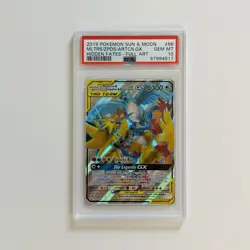 Pokemon TCG Hidden Fates Full Art Moltres & Zapdos & Articuno GX 66/68 PSA 10 - Image 1