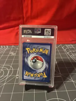 Vintage 1999 1st Edition Shadowless Pokemon Shadowless Machamp Holo 8/102 PSA 7 - Image 2