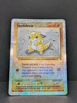 Sandshrew 91/110 Legendary Collection Reverse Holo Rare Pokemon TCG Nintendo HP - Image 3