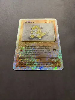 Pokemon TCG Sandshrew 91/110 Legendary Collection Reverse Holo HP - Image 3