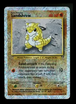 Sandshrew 91/110 Legendary Collection 2002 Reverse Holo Pokemon Card TCG - Image 1