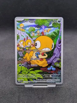 Pokemon Cards Scraggy 138/086 White Flare Illustration Rare NM/M - Image 1