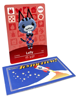Animal Crossing Nintendo Amiibo - LOLLY #333 - Series 4 Authentic Card - Image 1