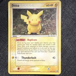 Pokemon TCG Card-Ditto-Delta Species-39/113-60HP-Pokemon-Nintendo-2005-ENG - Image 1