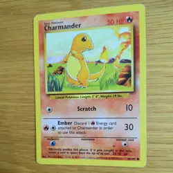 CHARMANDER 46/102 POKEMON CARD (BASE SET) - Image 4