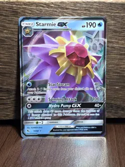 Starmie GX 14/68 Hidden Fates Ultra Rare Holo Pokemon TCG Card NM - Image 1