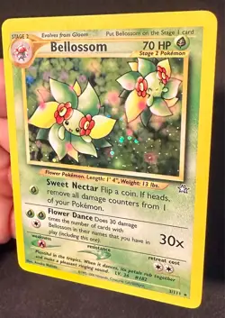 Bellossom 3/111 2000 Neo Genesis Pokemon Card TCG Vintage WOTC Holo Rare Nm/Vlp - Image 2