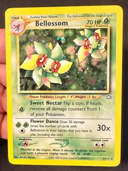 Bellossom 3/111 2000 Neo Genesis Pokemon Card TCG Vintage WOTC Holo Rare Nm/Vlp - Image 3
