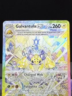 Pokemon Card Galvantula ex 168/142 Stellar Crown Special Illustration Rare NM - Image 2