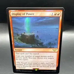 MTG ~ Display of Power (Foil) ~ Lotr R0119 + 1 Regular Card - Image 1