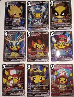 VCOS Pikachu Cosplay Complete Set - 55 Cards Sealed - Non-TCG Fan Art Collection - Image 5