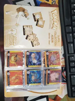 Pokemon Artbox Action Flipz Series One Premier Ed 14 Card Lot w/ 12 Page Binder! - Image 3