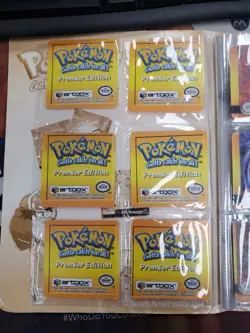 Pokemon Artbox Action Flipz Series One Premier Ed 14 Card Lot w/ 12 Page Binder! - Image 5