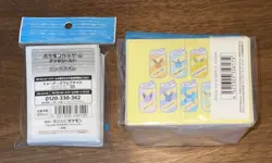 Pokemon Center Japan Card Sleeves & Deck Box Case MIX AU LAIT Eevee New - Image 2