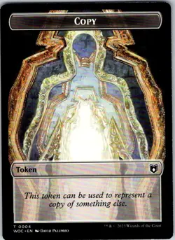 Magic the Gathering Faerie Rogue #016 Copy Token Wilds of Eldraine Commander - Image 2