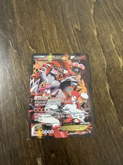 Pokemon TCG Team Magma's Groudon EX Holo Full Art Rare - Image 1
