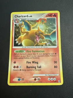 POKEMON TCG CHARIZARD 1/99 PLATINUM ARCEUS RARE HOLO!! - Image 1