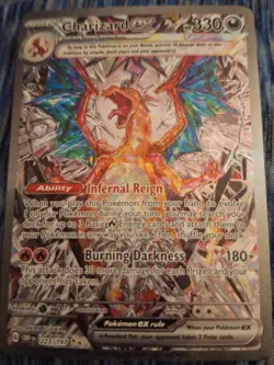 Pokemon TCG Charizard EX Obsidian Flames 223/197 Near Mint Condition - Image 1