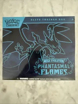 Pokemon Mega Evolution Phantasmal Flames Elite Trainer Box ETB Sealed - Image 1