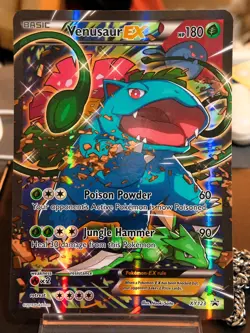 Venusaur EX XY123 JUMBO Ultra Rare Black Star Promo Pokemon TCG LP - Image 1
