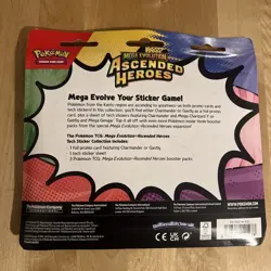 Pokemon TCG Gastly Tech Sticker Collection Ascended Heroes 3 Pack Blister Pack - Image 2