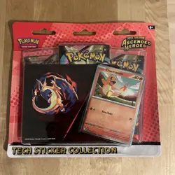 Pokemon TCG Mega Evolution Ascended Heroes Charmander Tech Sticker Set - Image 1