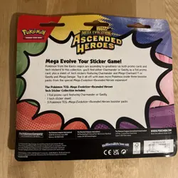 Pokemon TCG Mega Evolution Ascended Heroes Charmander Tech Sticker Set - Image 2