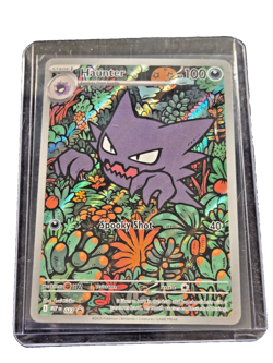 Pokemon TCG Haunter SV Black Star Promo 027 Illustration Rare Art Holo NM - Image 1
