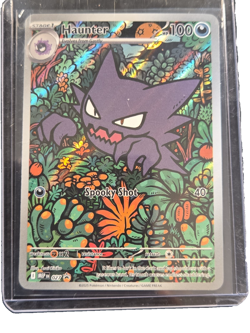 Pokemon TCG Haunter SV Black Star Promo 027 Illustration Rare Art Holo NM - Image 3